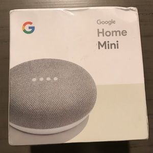 Google Home Mini Smart Speaker, New In Box